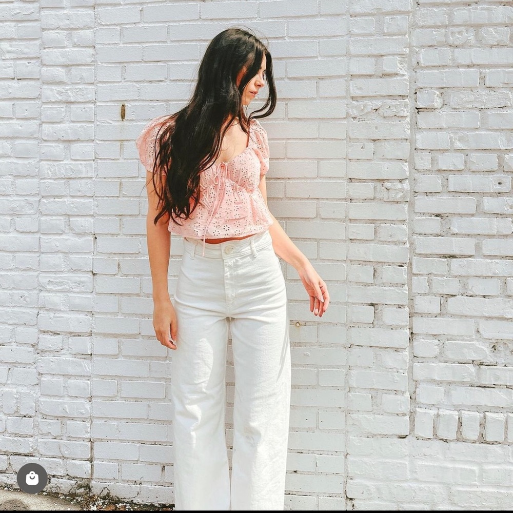 ZARA PANTS - White - The Marine Straight
